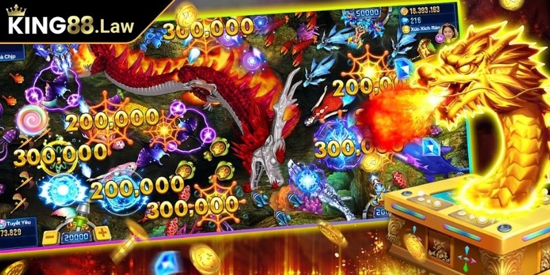 Chúa Rồng Thả Cá KING88 - Trải Nghiệm Đỉnh Cao & Bí Kíp Thắng 2 Đa dạng vũ khí trong game