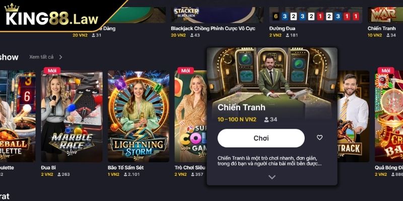 EVO Trực Tuyến KING88 Khám Phá Thiên Đường Giải Trí Hấp Dẫn 3 Dạng game thể thao trên EVO trực tuyến
