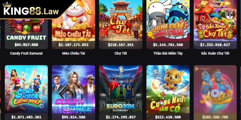 Thỏa sức khám phá kho nổ hũ của HB điện tử trên KING88