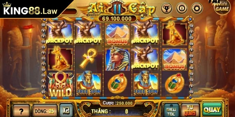 Nữ Hoàng Ai Cập KING88 Khám Phá Thiên Đường Trò Chơi Nổ Hũ 1 Giới thiệu chi tiết game nổ hũ Nữ Hoàng Ai Cập KING88